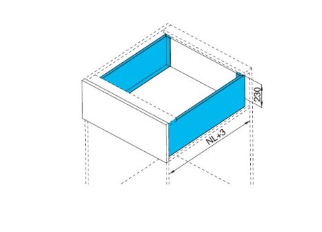 Cemux H Box SLIM vnitřní zásuvka antracit H199 čelní sklo H170