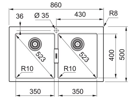 Franke dřez S2D 620-86