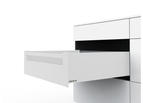Cemux H Box SLIM vnitřní zásuvka bílá H167 - 300 mm