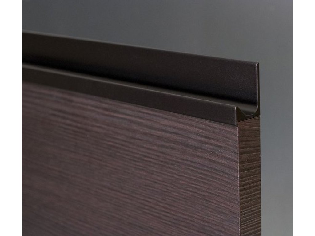 Narážecí úchytová lišta UKS-5 -RAL 9005 černá