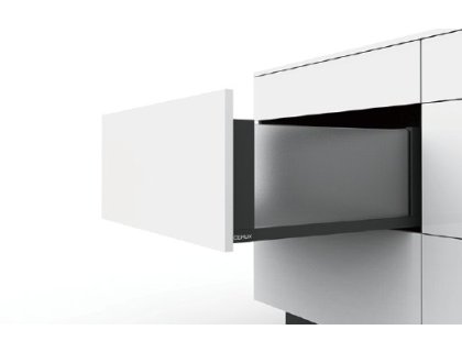 Cemux H Box SLIM skleněné bočnice antracit H199/500 mm