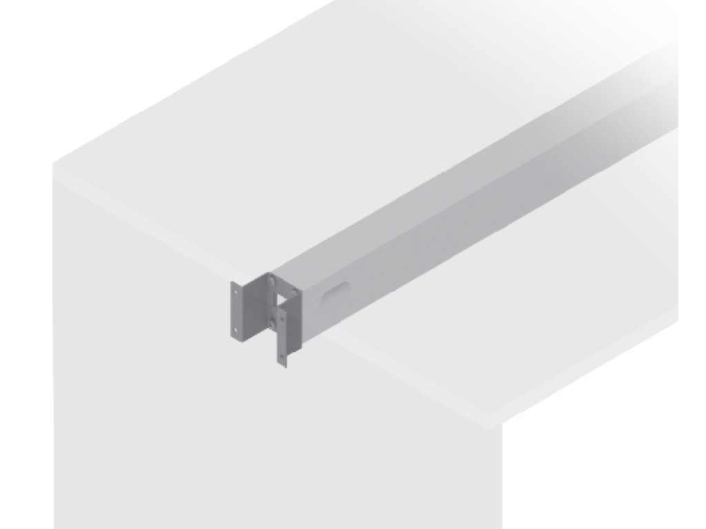 VOGA držák pro spojovací tunel kotvený do desky DESK BAR