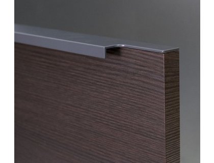 Narážecí úchytová lišta UKS-11F -RAL 7024 grafit