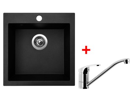 Sinks VIVA 455 set + baterie PRONTO chrom - komplet