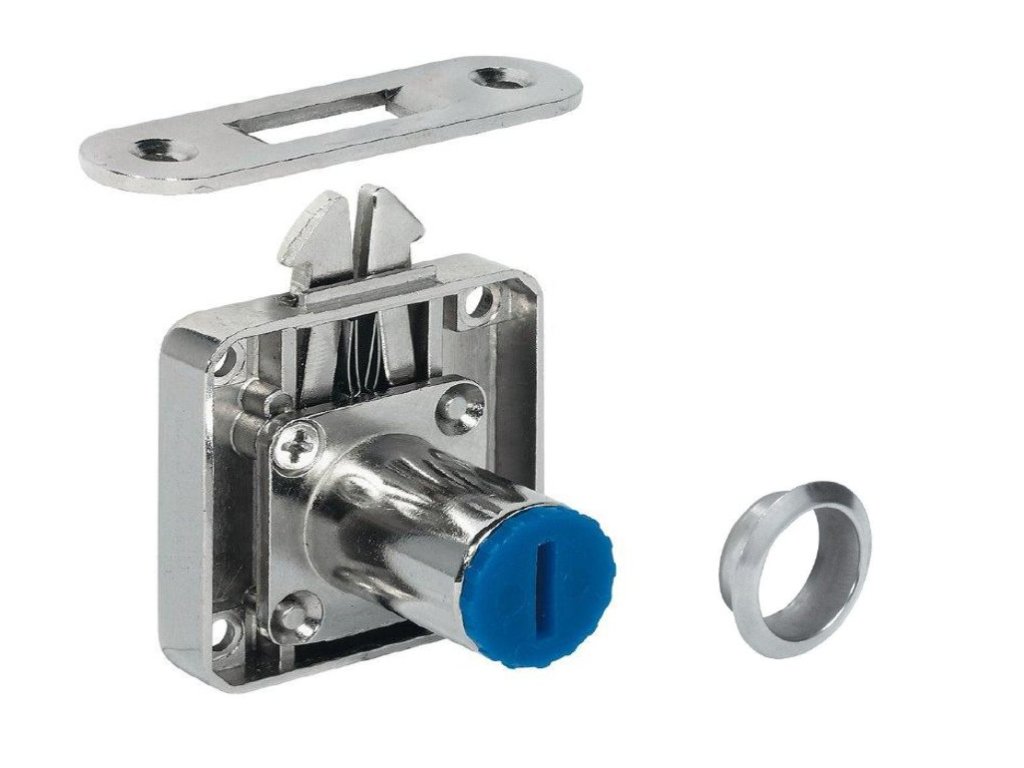 zámek Symo roletový nikl - komplet