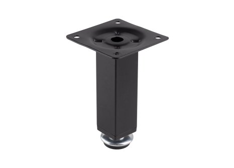 soklová nožka NA 02R - 25 x25 černá mat - 100 mm