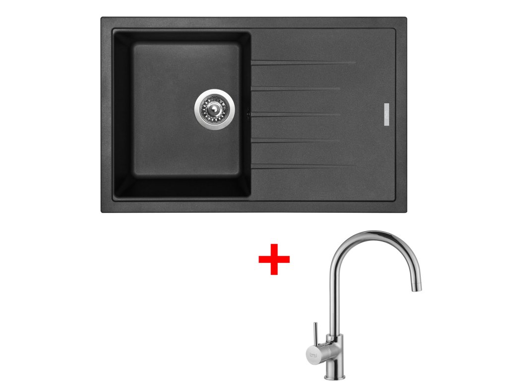 Sinks BEST 780 + baterie VITALIA chrom - komplet