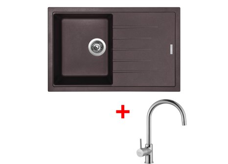 Sinks BEST 780 + baterie VITALIA chrom - komplet