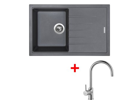 Sinks BEST 780 + baterie VITALIA chrom - komplet