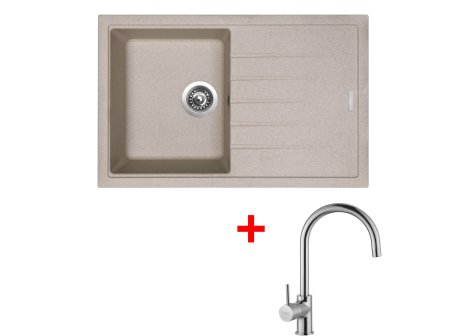 Sinks BEST 780 + baterie VITALIA chrom - komplet