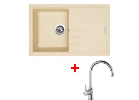 Sinks BEST 780 + baterie VITALIA chrom - komplet