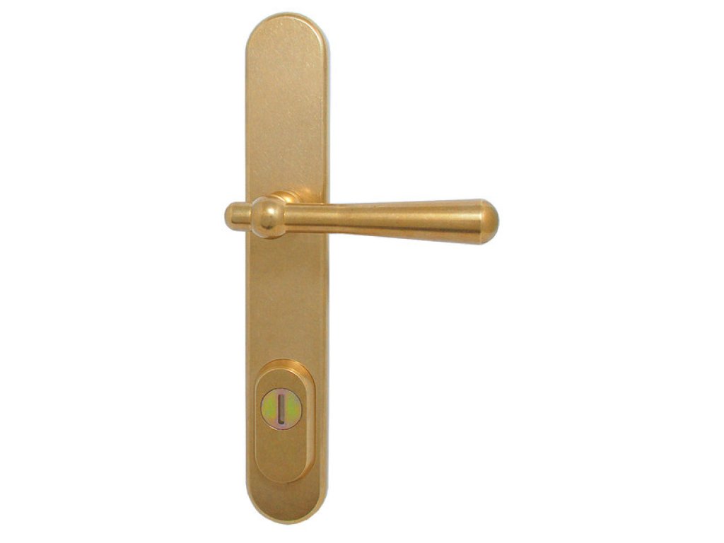 Casual bezpečnostní kování K1 klika/koule surová mosaz