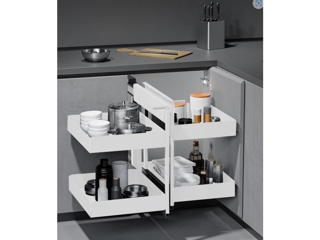 Cemux Corner Comfort Iron Line s tlumením 900 mm bílá