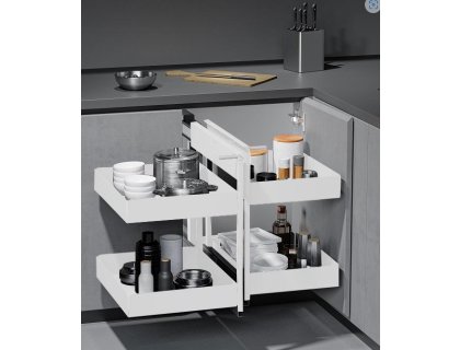 Cemux Corner Comfort Iron Line s tlumením 900 mm bílá