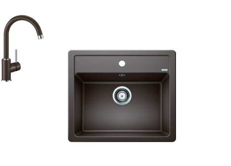 BLANCO LEGRA 6 + baterie MIDA Silgranit-Look