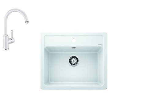 BLANCO LEGRA 6 + baterie MIDA Silgranit-Look