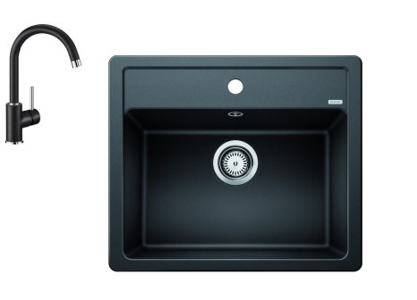 BLANCO LEGRA 6 + baterie MIDA Silgranit-Look