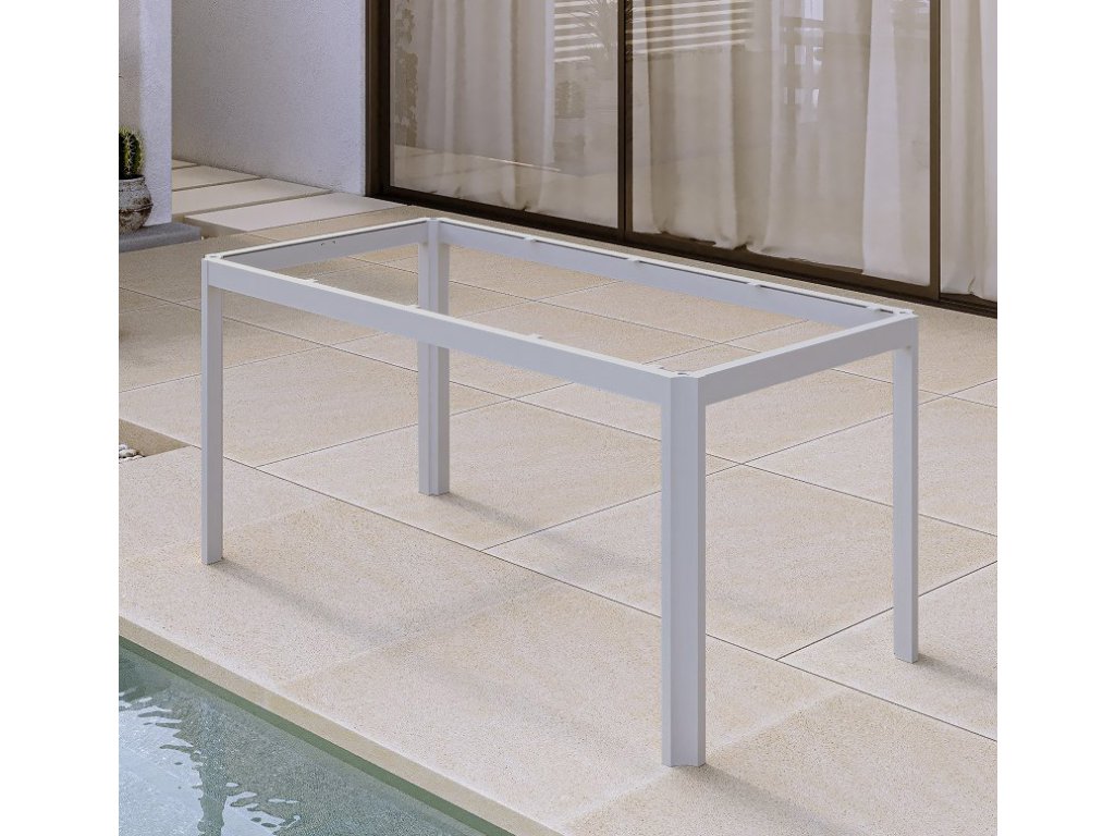 Stolová konstrukce Alu Star pro dřevěnou desku B5 hliník