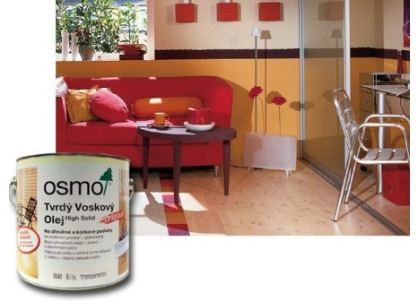 OSMO Barevný Tvrdý Voskový Olej 3074 Grafit - 0,75 l