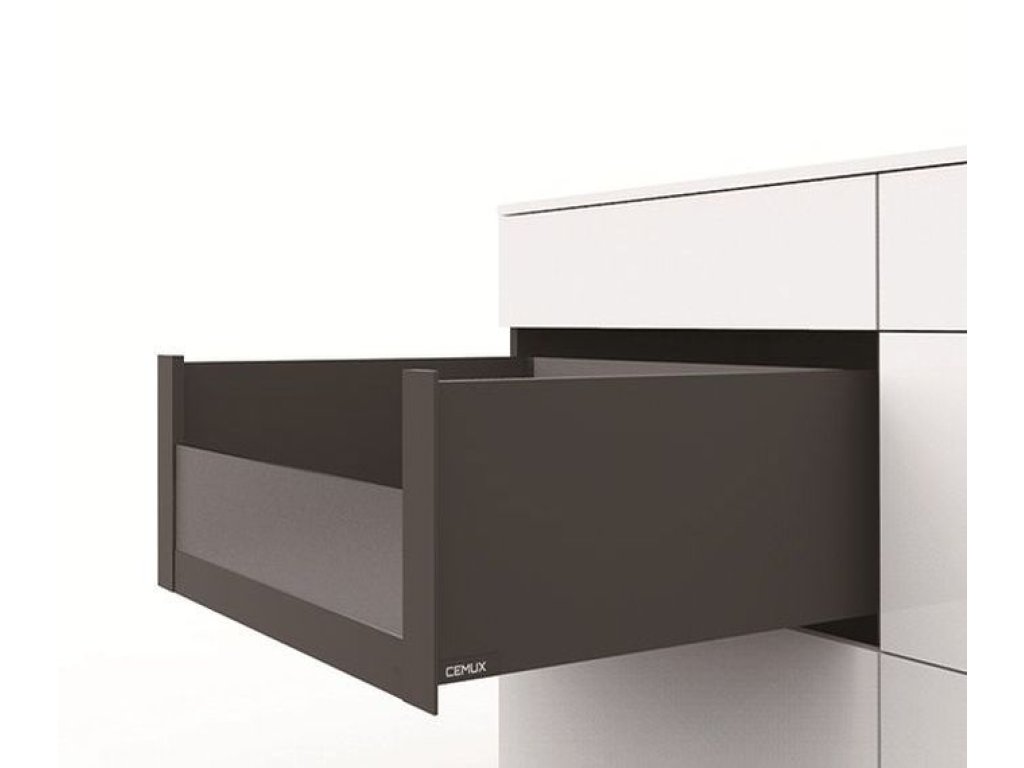 Cemux H Box SLIM vnitřní zásuvka antracit H199 čelní sklo H102