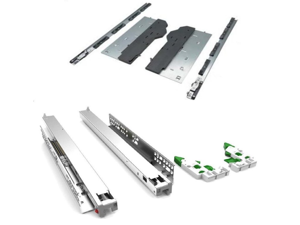 CemuxRide synchro 3D plnovýsuv TIP-ON Blumotion 30 kg