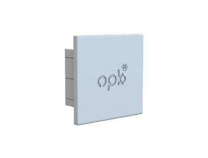 OPK EUROPE SPACESHIP 80 krytka horní kolejnice Typ A 33 x 33 mm stříbrná