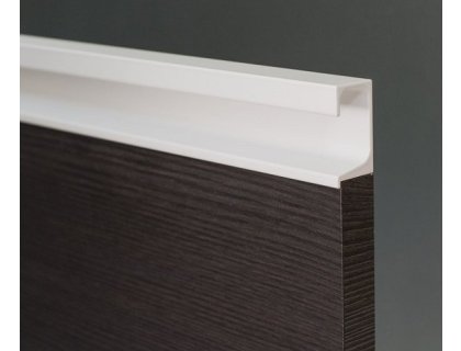 Narážecí úchytová lišta UKS-7 -RAL 9003 bílá