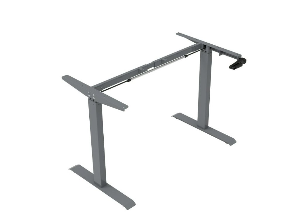 Cemux výškově stavitelná podnož MANUAL šedá