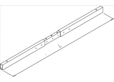 VOGA spojovací příčník EDGE teleskopický