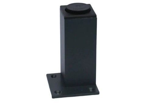 Nábytková nožka MO-R 60x60 rektifikace antracit - 100 mm