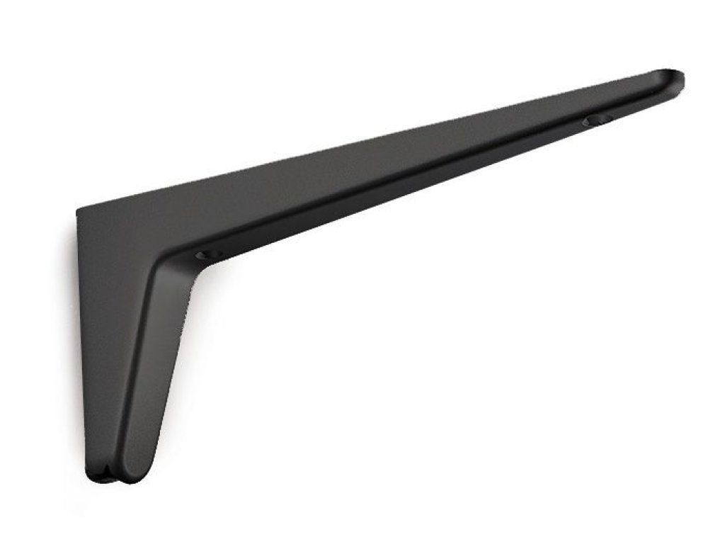 Podpěra policová Typo černá matná