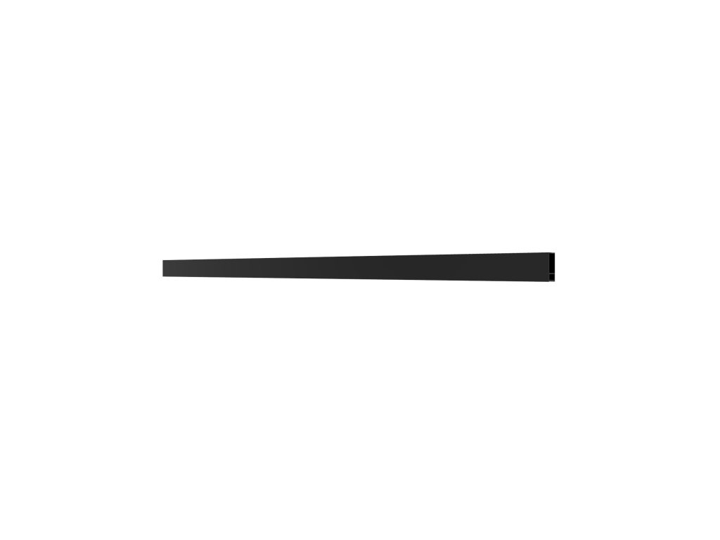 Cemux H Box SLIM příčný reling 1200 mm černý