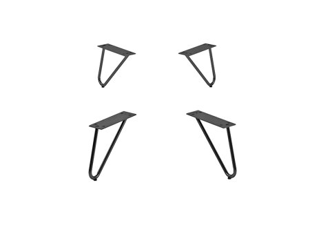 Nábytková noha drátěná CHLOE - Černá matná