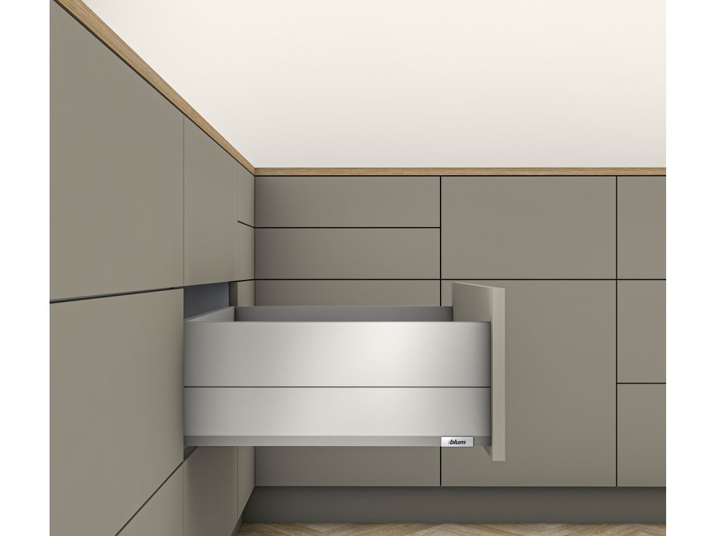 Merivobox 70kg šedá E Boxcap 500mm Blumotion/TOB