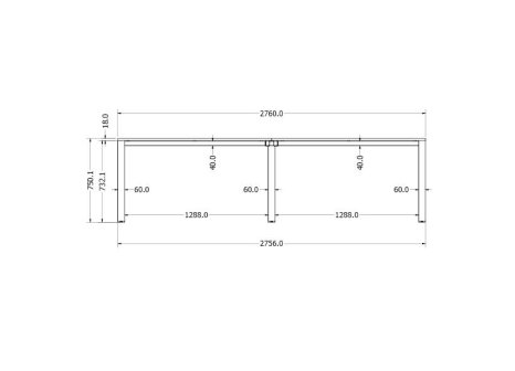 Stolová podnož MERISA CONFERENCE