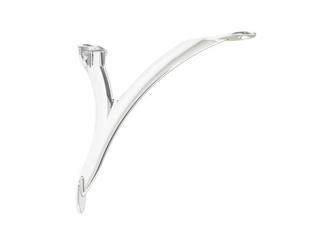 Podpěra policová Samson bílá matná