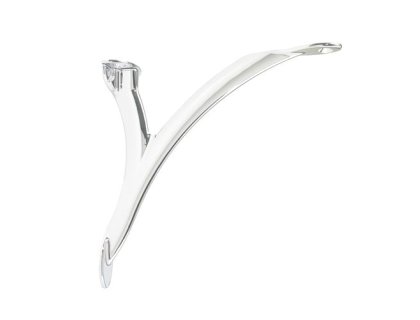 Podpěra policová Samson bílá matná