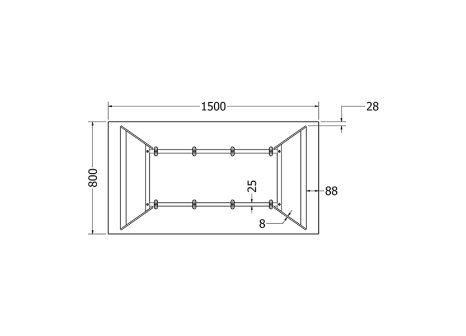 Stolová podnož BOROUGH