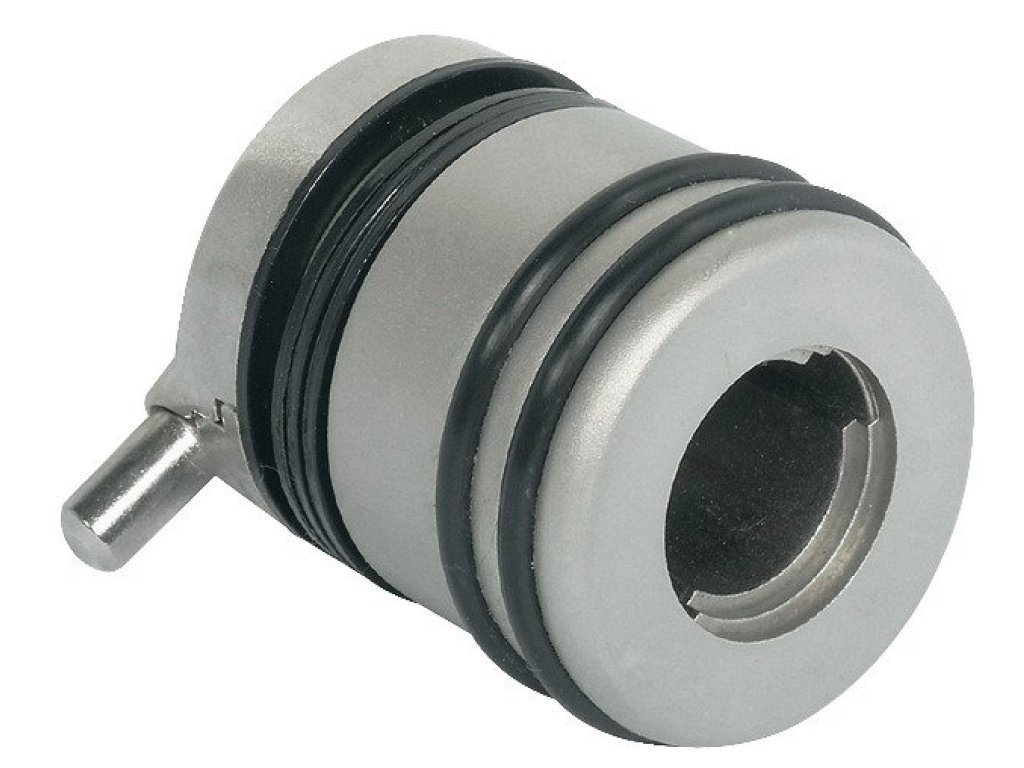 zámek Symo otočný zámek pro skleněné dveře nikl mat - komplet