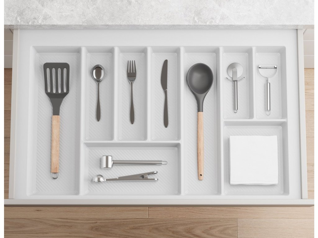 Cemux příborník STAR bílý 800/500 mm