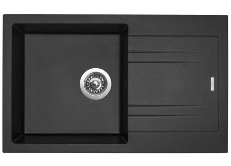 Sinks LINEA 780 - Černá metalická, Metalblack