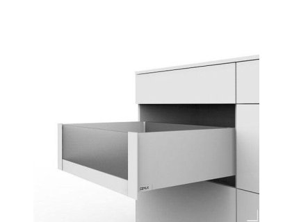 Cemux H Box SLIM vnitřní zásuvka bílá H199 čelní sklo H170