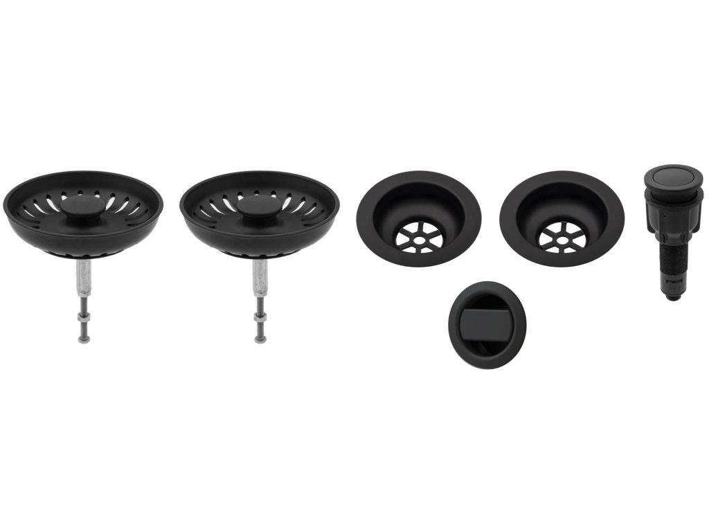 Sinks komponenty pro granitové dvoudřezy s ovladačem