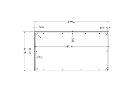 Stolová podnož LIVIANA ECONOMY