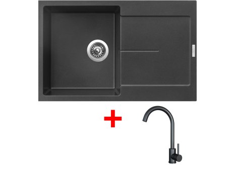 Set Sinks ULTIMA 790 + baterie ARCO černá matná