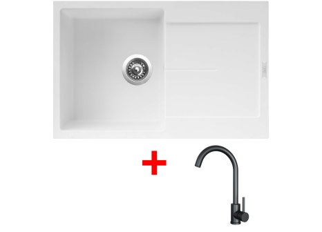 Set Sinks ULTIMA 790 + baterie ARCO černá matná