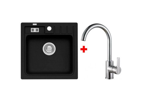 Alveus NIAGARA 20 + TONIA chrom - Černá, Black