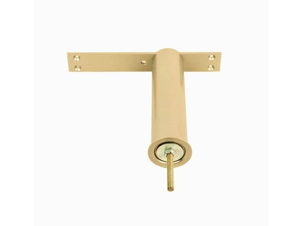 Podpěra barového pultu pr.45 mm 300/220 zlatá metalíza