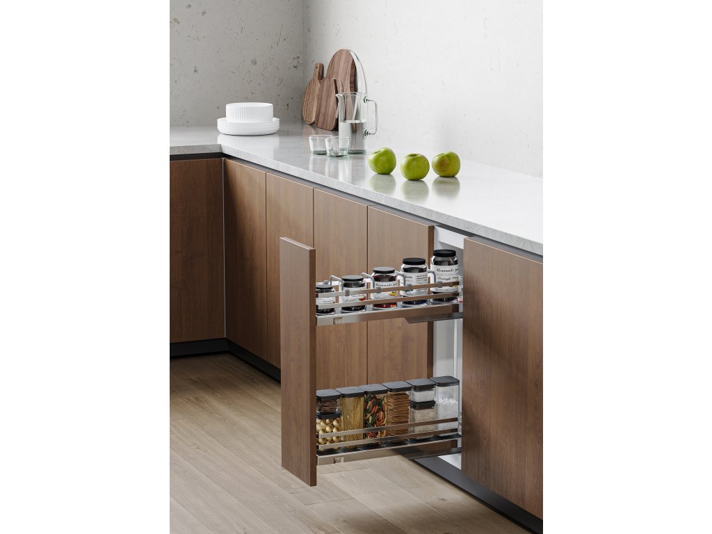 Cemux Style 15-3D plné dno tlumení chrom/bílá