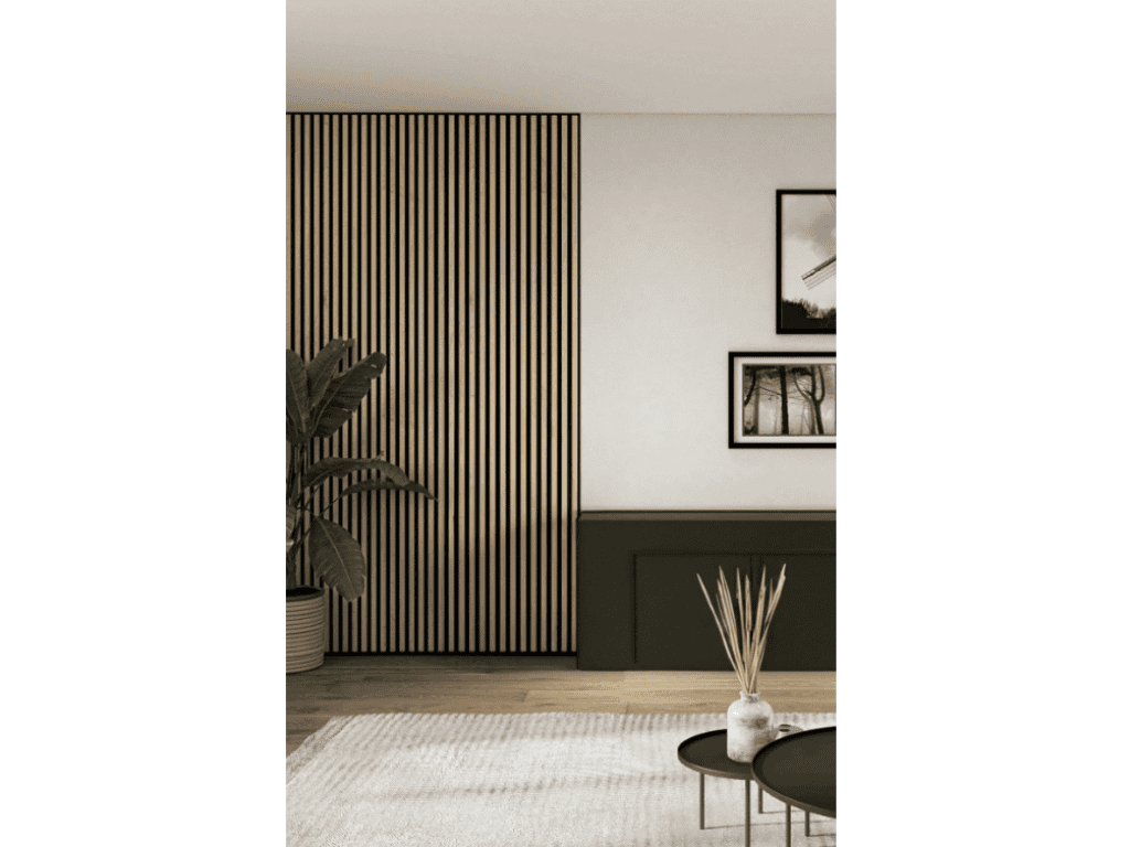 Obkladové lamely MARTEL Dub přírodní s černou 2,7 m